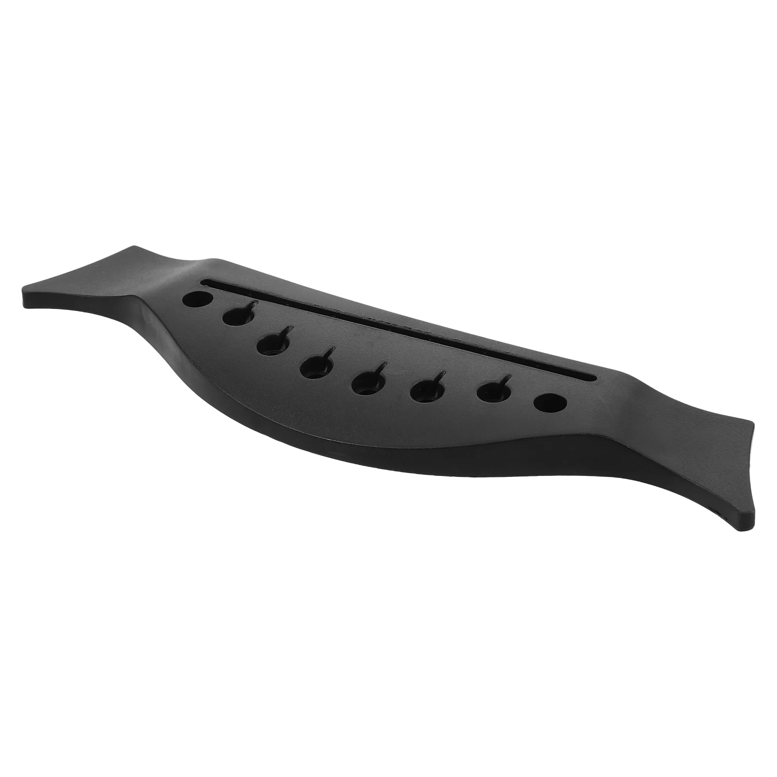 

Guitar Bridge Center Fixed Saddle Electric Bass with Screws Acoustic Plastic Replacement Parts