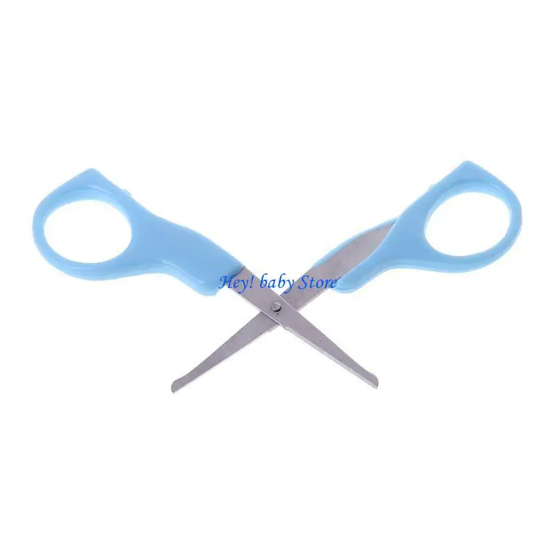 

Q1FE Baby Round Tip Safety Manicure Scissors Stainless Shower Gift for Infant