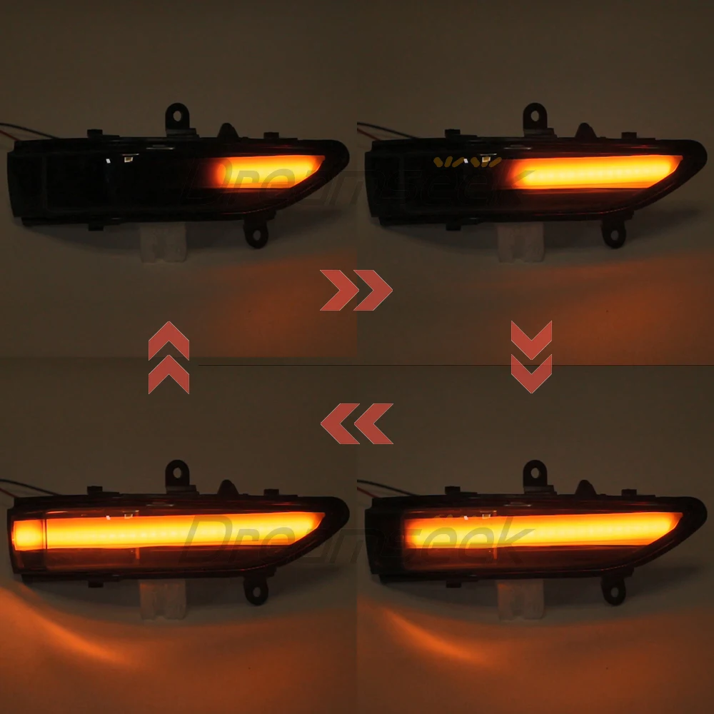 LED Rearview Side Mirror Light for Subaru Forester Impreza WRX STI 2008-14 Dynamic Turn Signal Lamp Sequential Indicator Blinker