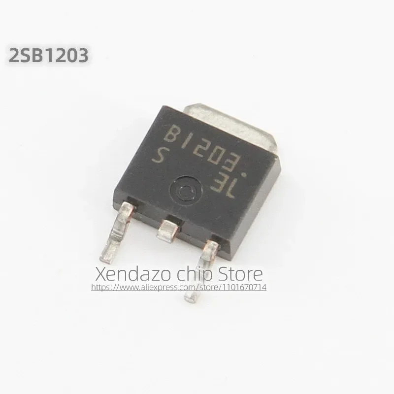 10pcs/lot 2SB1203 B1203 TO-252 package Original genuine 50V 5A PNP Bipolar transistor