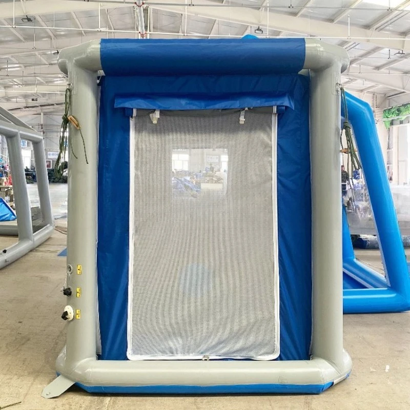 Single decontamination tent Quickly set up shower tent Fire disaster relief bath room Portable inflatable decontamination tent