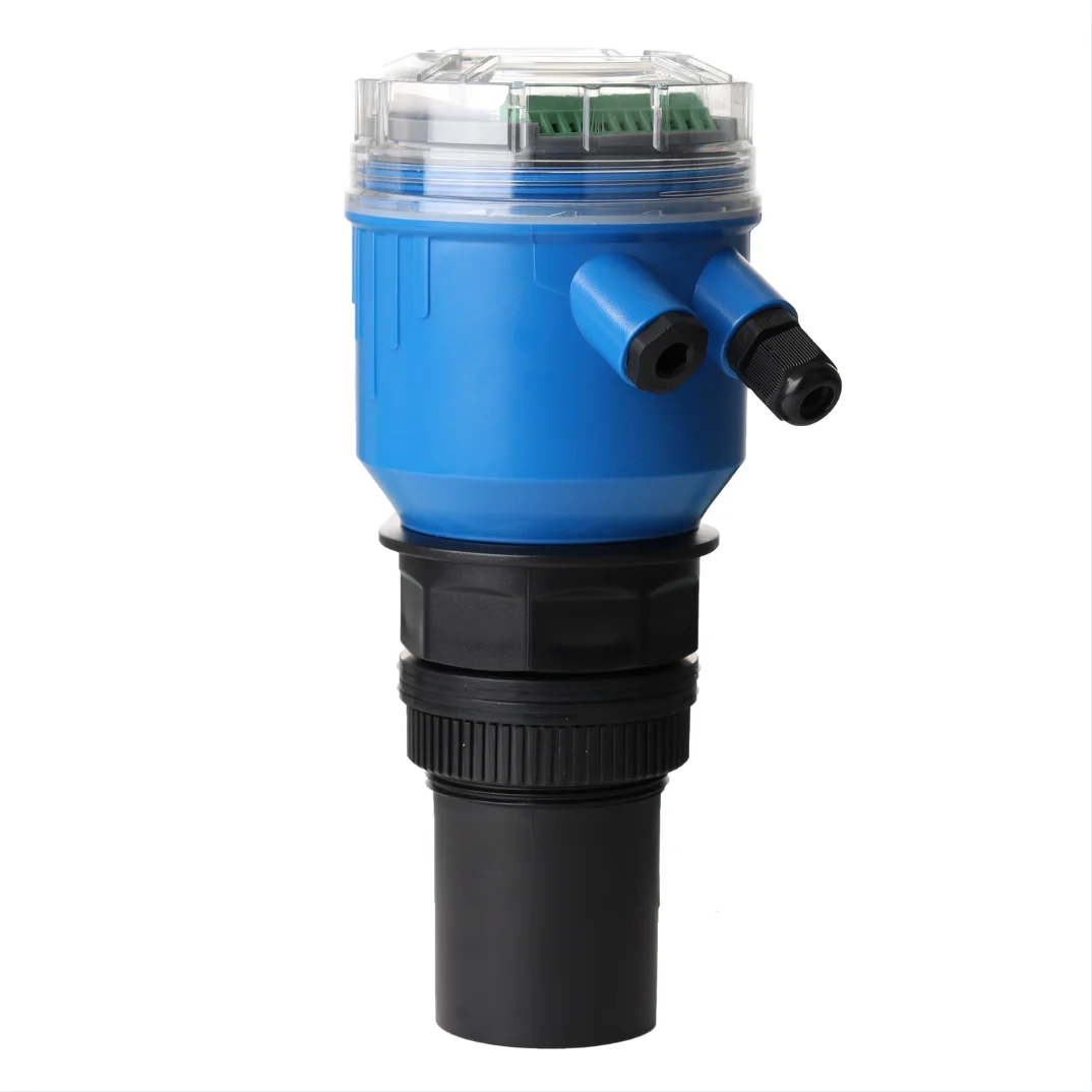 Integrated Ultrasonic Water Level Sensor Non-Contact ABS Material Environmental Protection Sewage 0.5% Accuracy 0-10m Range