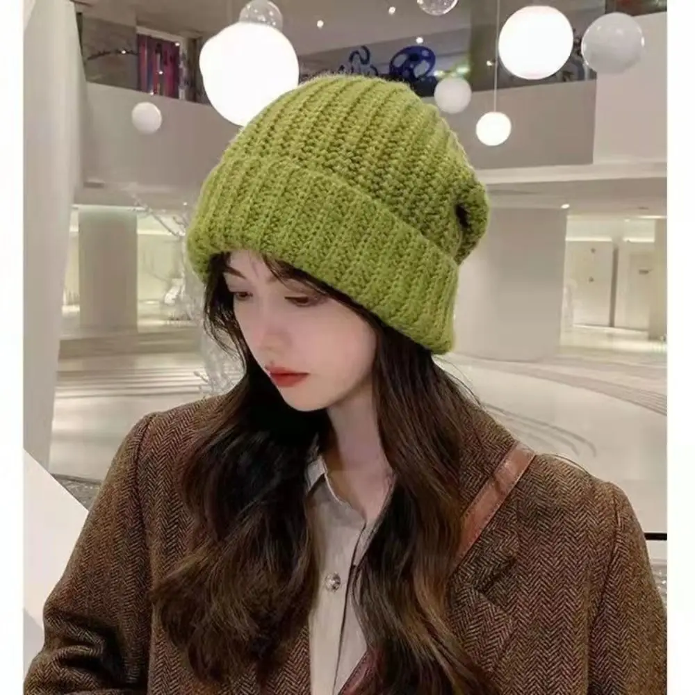 New Multi Colors Knitted Beanies Solid Cute Woman/Men Winter Autumn Hats Warmer Bonnet Outdoor