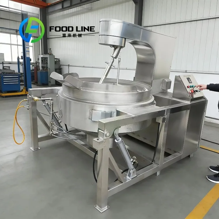 Large Volume Planetary Mixing Cooker Big Loading Space Meet Medium And Large Factory Mass Food Cooking Production Demand