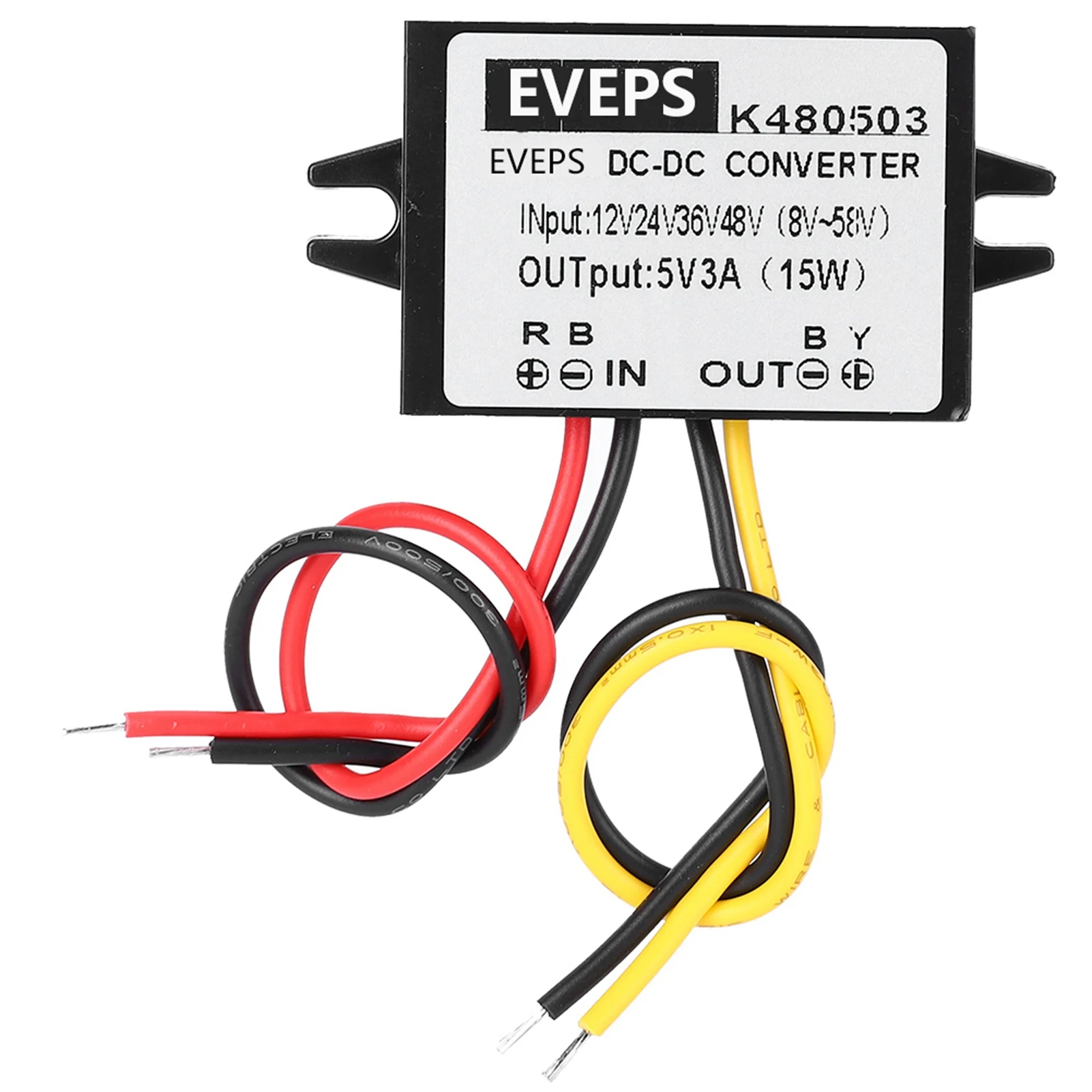 Buck Converter DC-DC 12V/24V/36V/48V to 5V 3A Buck Converter Step Down Power Supply Module