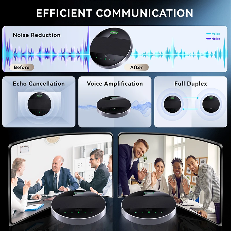 2024 Cascade Wireless BT Microphone Conference Speakerphone