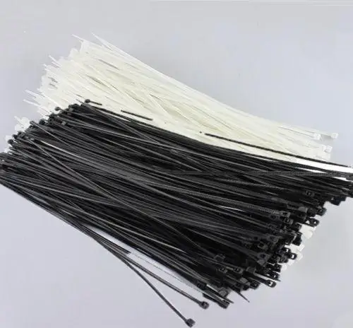 

500 Pack Lot Pcs - 8" Inch UV Resistant Nylon Cable Zip Wire Tie 40 lbs - Black