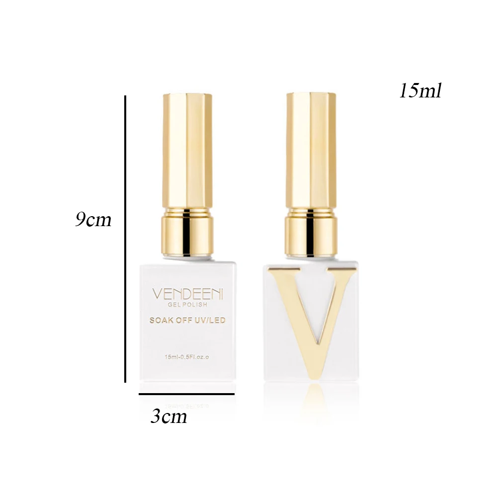 Vendeeni 5 Kleuren/set Roze Naakt Kristal Cat Eye Gel Nagellak UV LED Manicure Jelly Gel Magnetische Nagellak met Kleurenkaart