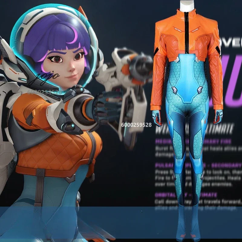 

CosplayJuno Support Hero High Quality Cosplay Costume Game Anime Uniform Overwatch 2 Christmas Carnival Outfits Props Comic Con