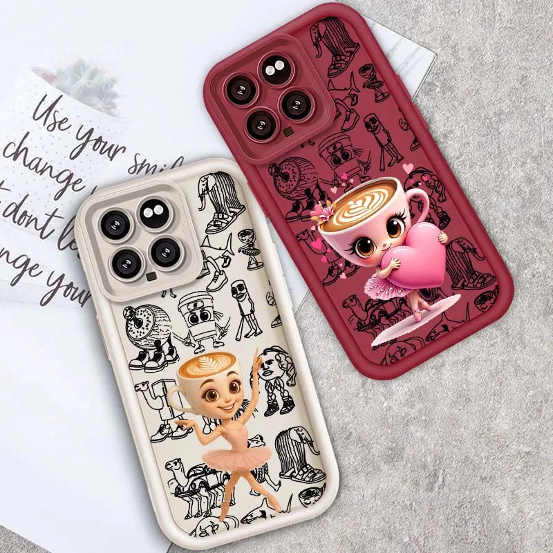 

Balerina Capucina Art For Xiaomi Mi 17 15 14 14T Redmi 13 13T 13C 12C 14C 12 12T Lite Pro 5G Eye Ladder Phone Case