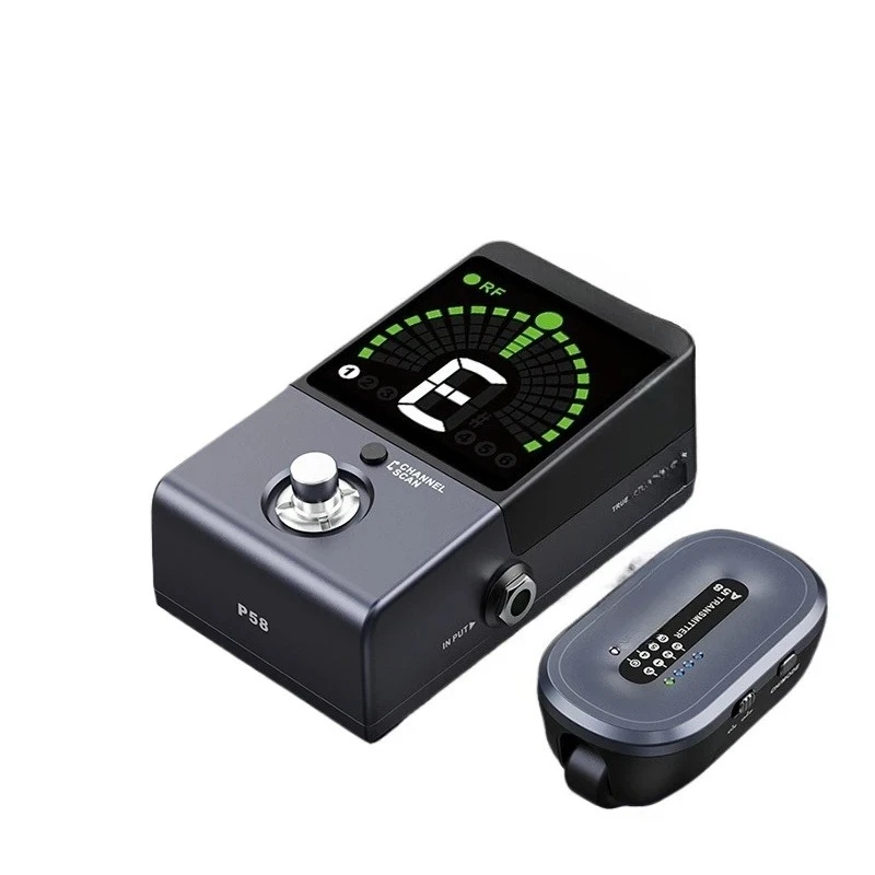Electric Guitar Wireless Transmitter Receiver, Musical Instrument Transmission Bass Tuner Electric Blowpipe Audio Cable