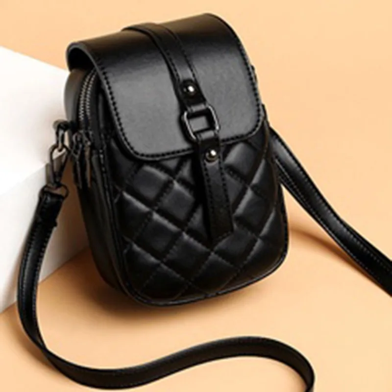 Ladies Crossbody Bags Fashion Small Messenger Bag For Women Lingge Casual Female Shoulder Bag