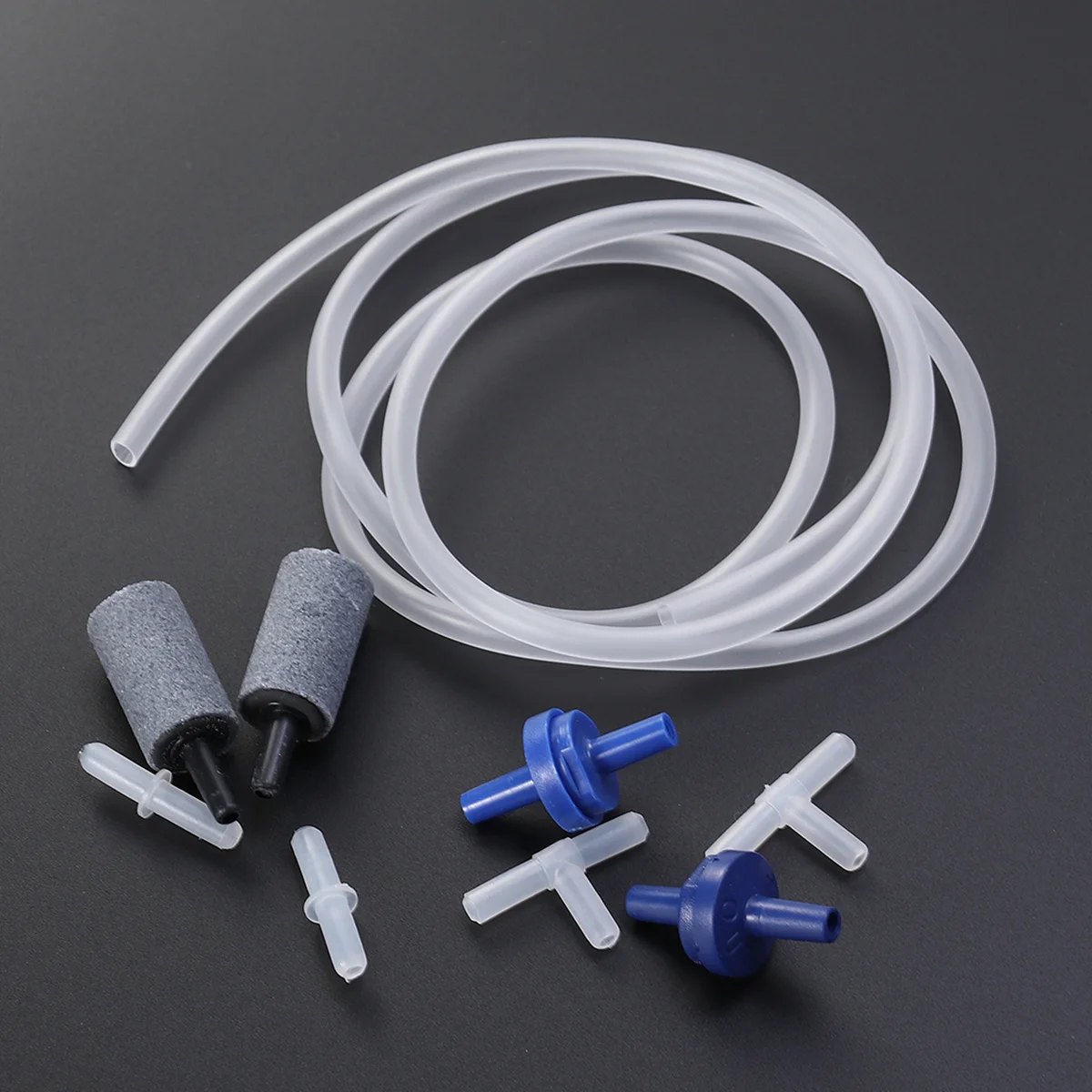 

2pcs 1M Aquarium Airline Tubing Clear Oxygen Tube Kit For Fish Tank Air Pump Accessories Tee Joint Straight Connectors Air