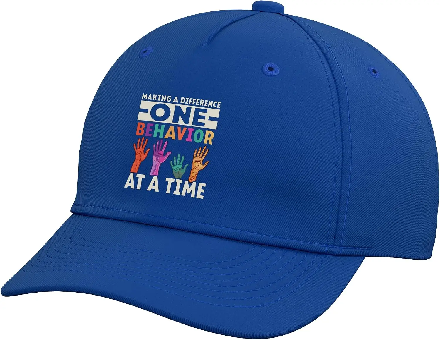 Registered Behavior Technician Autism Behavior Analyst Adjustable Baseball Hat Cartoon-patterned Hat Printing Golf Cap