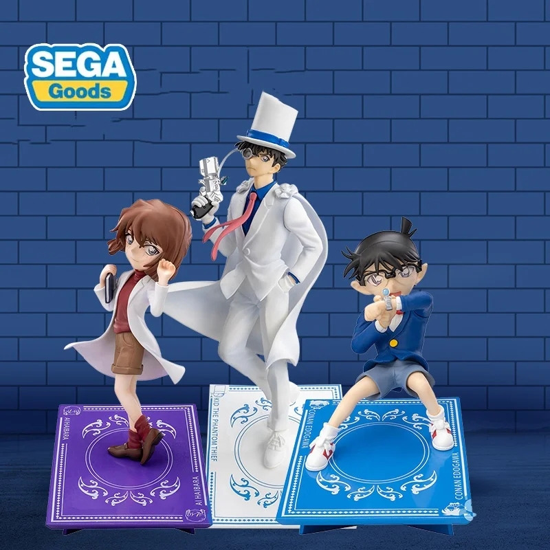 Sega Detective Conan Rachel Jimmy Kudo Haibara Ai Kuroba Kaito Landscape Figurines Action Figure Toys Doll Kids Gift