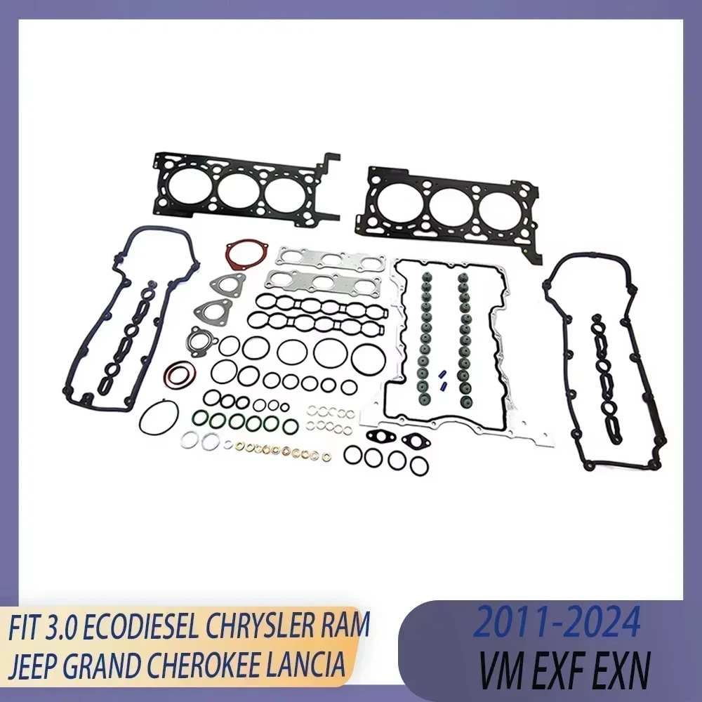 STD Rebuild Full Gasket & Bearing Set Kit Fit EXF EXN VM Diesel For 11-23 JEEP GRAND CHEROKEE RAM 1500 CHRYSLER 300C THEMA 3.0 L