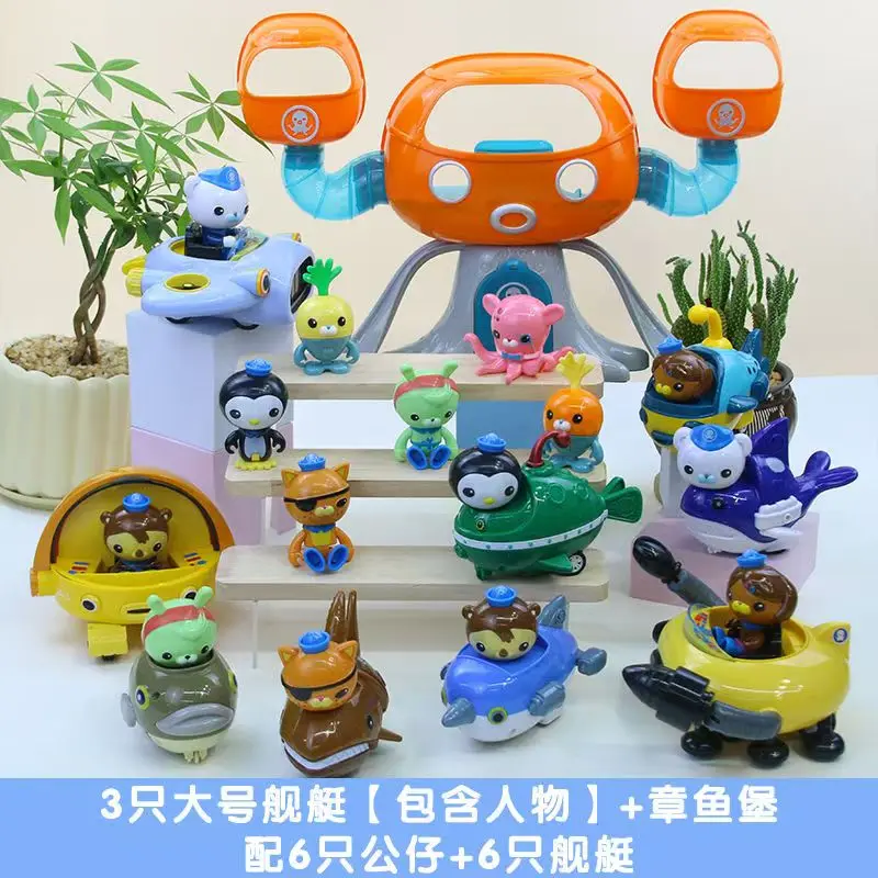 2025 Original Octonauts Gup Submarine Boat Model Toys Kwazii Barnacles Peso Action Figures TV Toys Children Gift