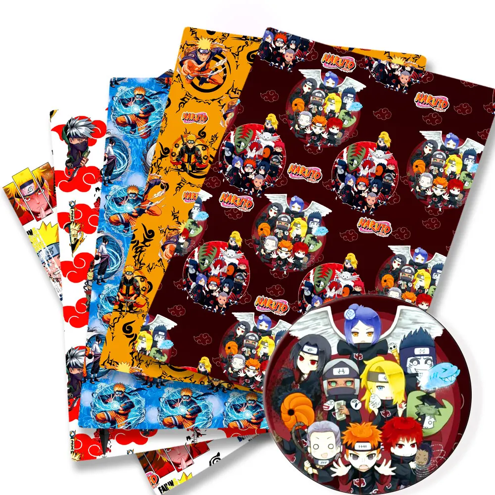 naruto Anime peripherals Fabric 140*50cm DIY Sewing Patchwork Quilting Baby Dress Printed Fabric Fabric Sewing Kids