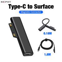 High quality Power Charger Cable For Microsoft Surface Pro 3 4 5 6 7 8 9 X Laptop To USB Type C Fast charging Wire Plug Adapter