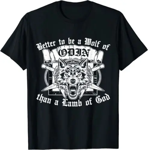 NEW LIMITED Better To Be A Wolf Of Odin Than A Lamb Of God Viking T-Shirt