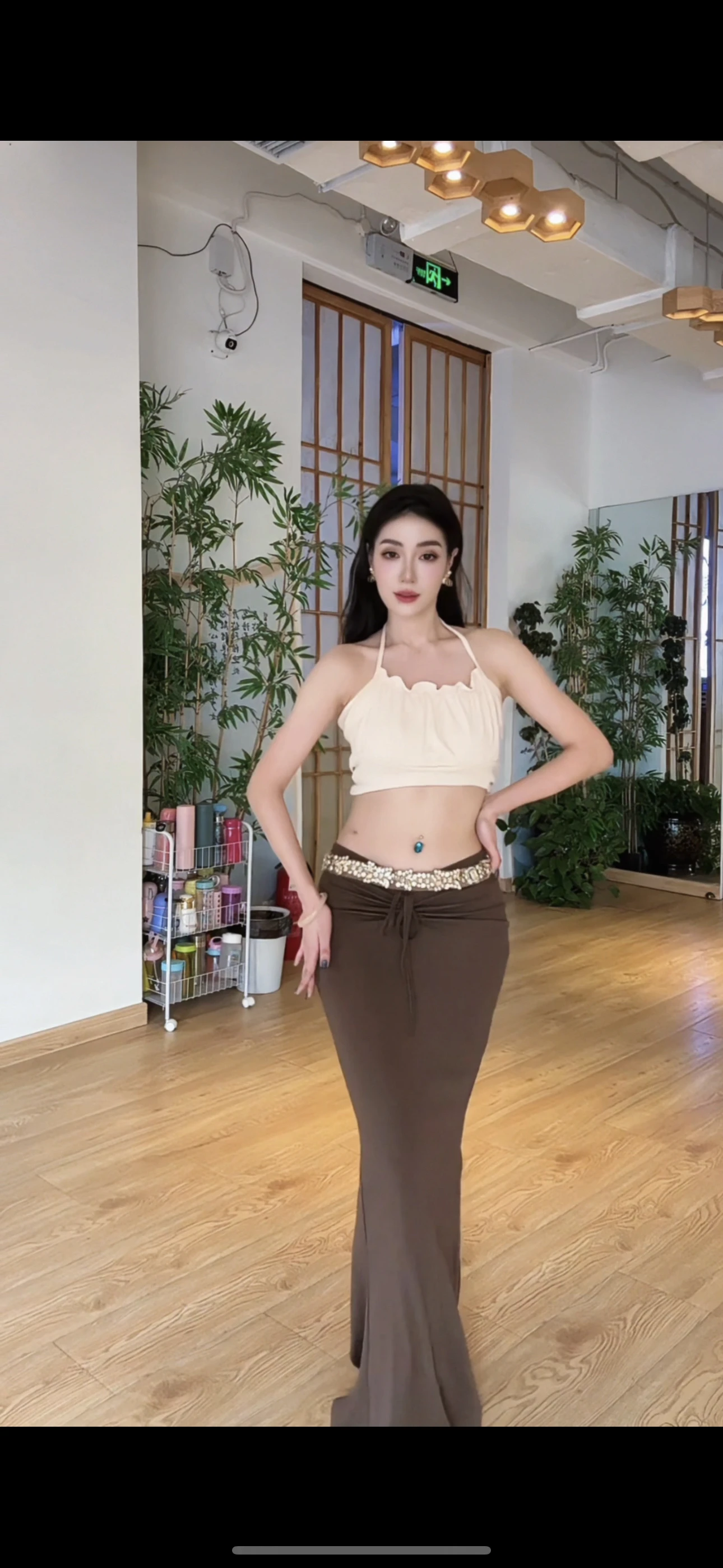 New Belly Dance Performance Costume for Women's Sexy Temperament Practice Clothing Oriental Dance Professional Training Set