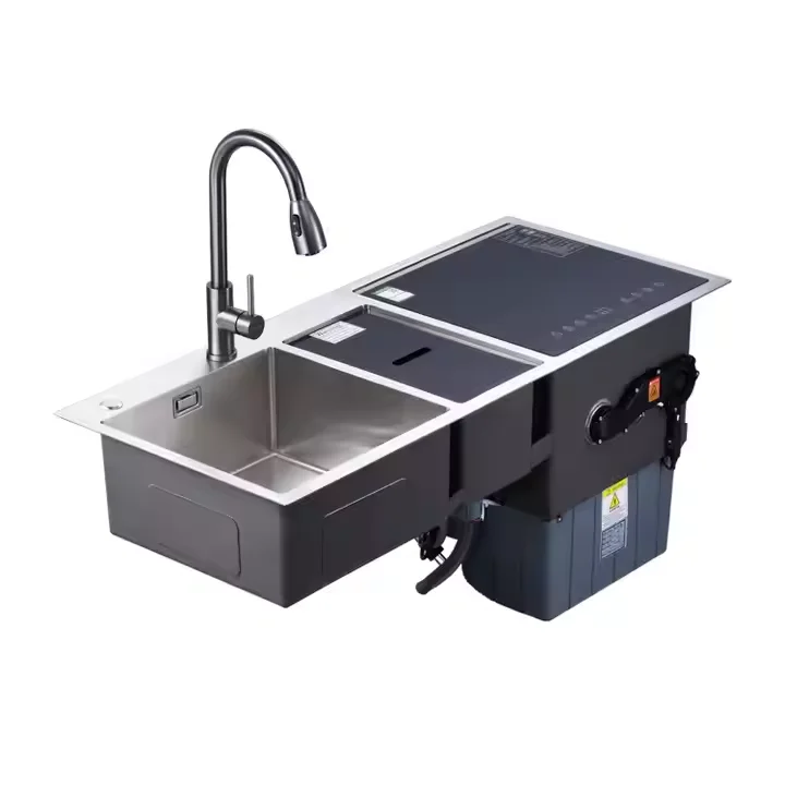 

Sink Dishwasher ,sterilisation, Drying and Anti-mould Functions; Ultrasonic Sink; Automatic Door Open; Automatic Waste Disposal