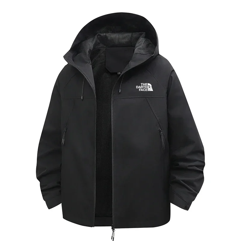 Men's Spring Autumn Casual Cycling Jacket Outdoor Fashionable Windproof Waterproof Printed Coat High Quality Breathable Menswear