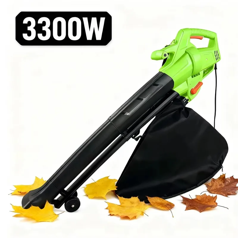 For Industrial 3-in-1 Corded Electric Leaf Blower 3000W 35L Large Collection Bag Vacuum Mulcher Garden Yard Leaf Cleaner