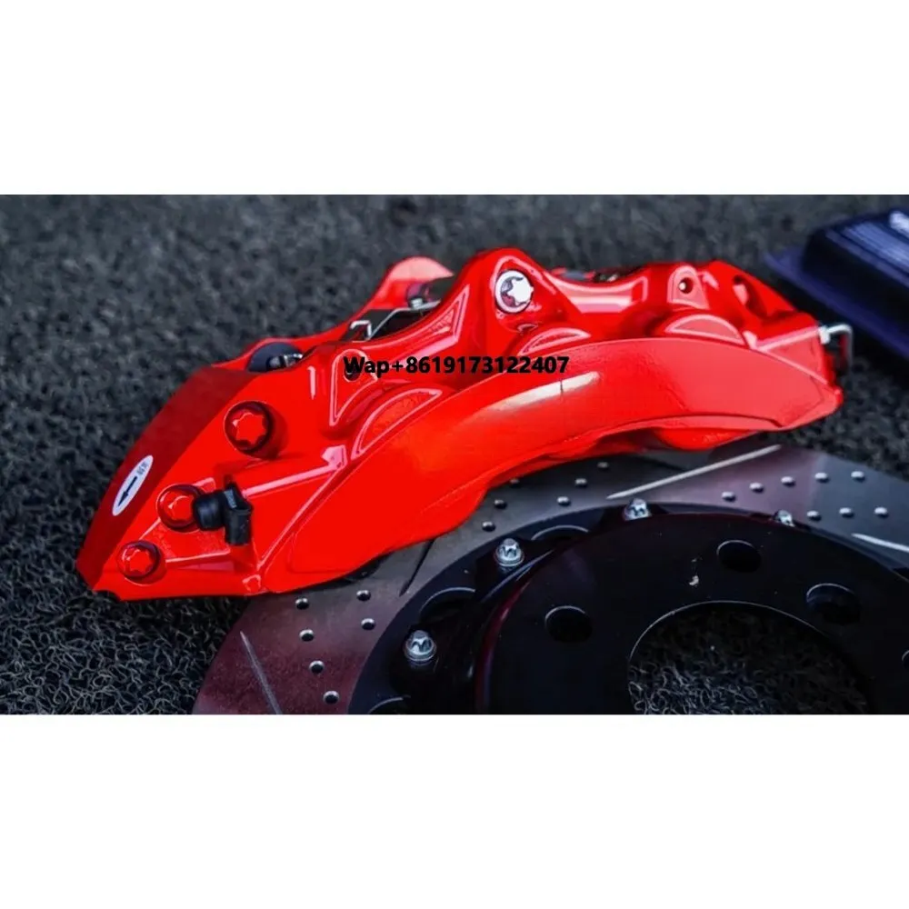 Big Brake Kit Front 378x32mm Slotted Drilled Black Anodized Adapter 6 Piston Caliper for X3 F25 X3 E83 X3 G01 F97 1