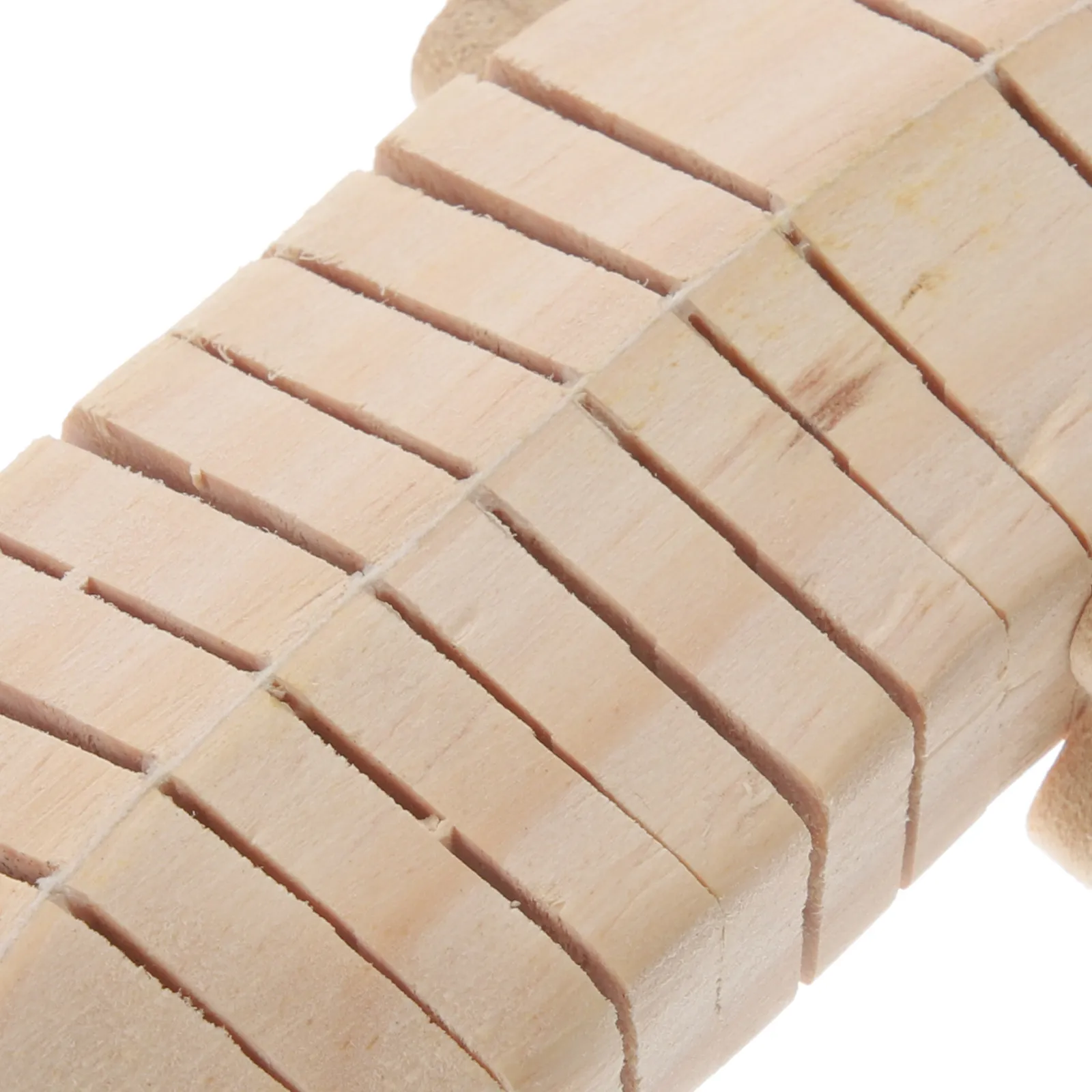 5Pcs Wood Small Unfinished DIY Painting Wiggle Animal Compact Sensory Learning Plaything Wood Model Toy