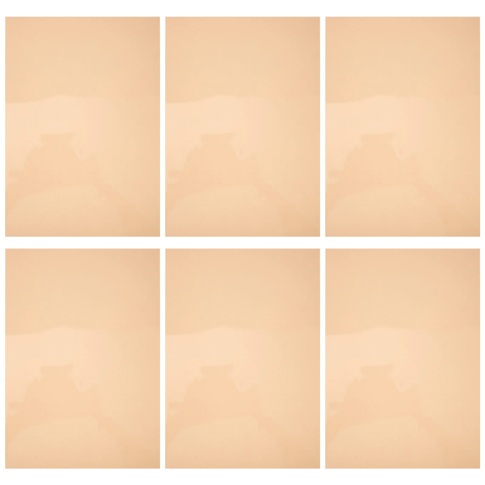 

6pcs PVC Film Color Gels Light Filters Diffuser Sheets Transparent Orange Photography Lighting Strobe Flash LED Classroom