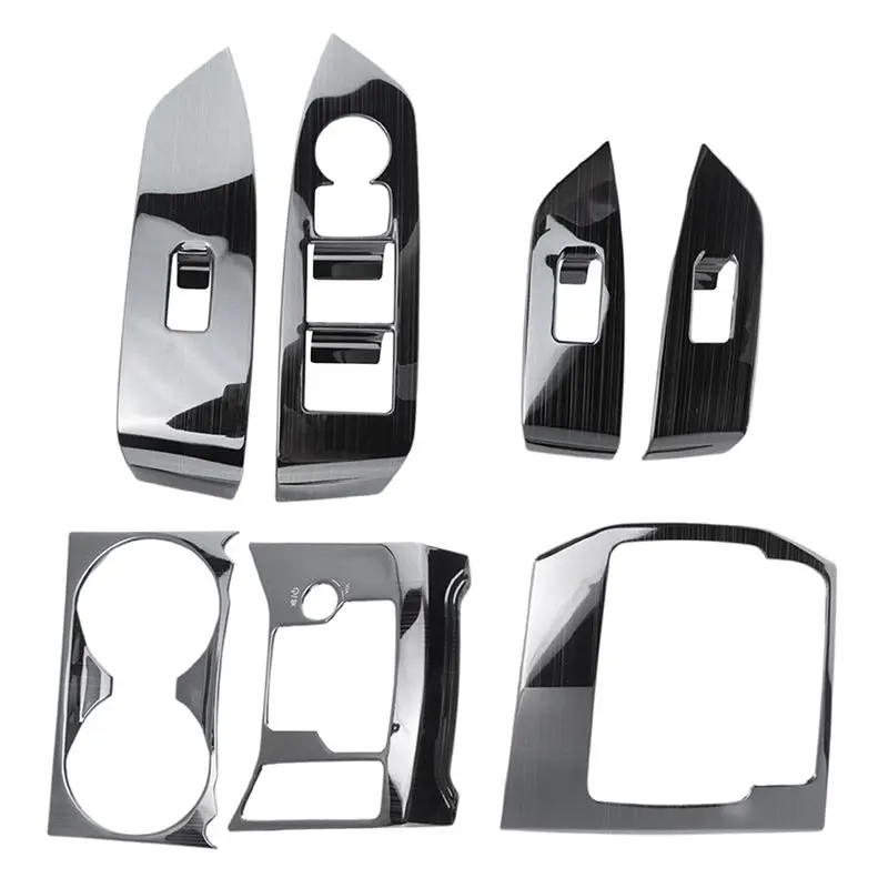 

AB98-Набор панелей переключателей окна коробки передач автомобиля, регулируемая крышка, наклейка, полоса, украшение автомобиля для Mazda Cx-5 Cx5 2017 2018 2019 Lhd