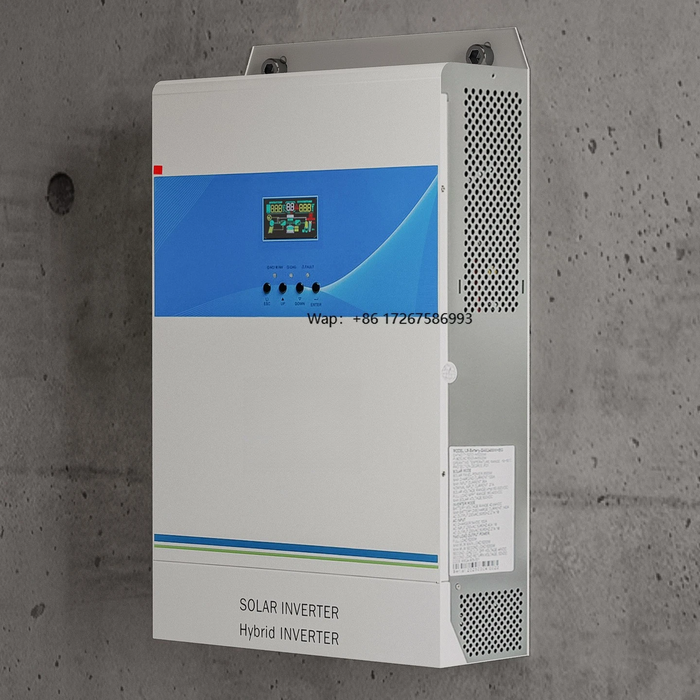 

11KW 6.2kW solar hybrid inverter grid-connected and off-grid MPPT lithium iron battery power conversion system factory
