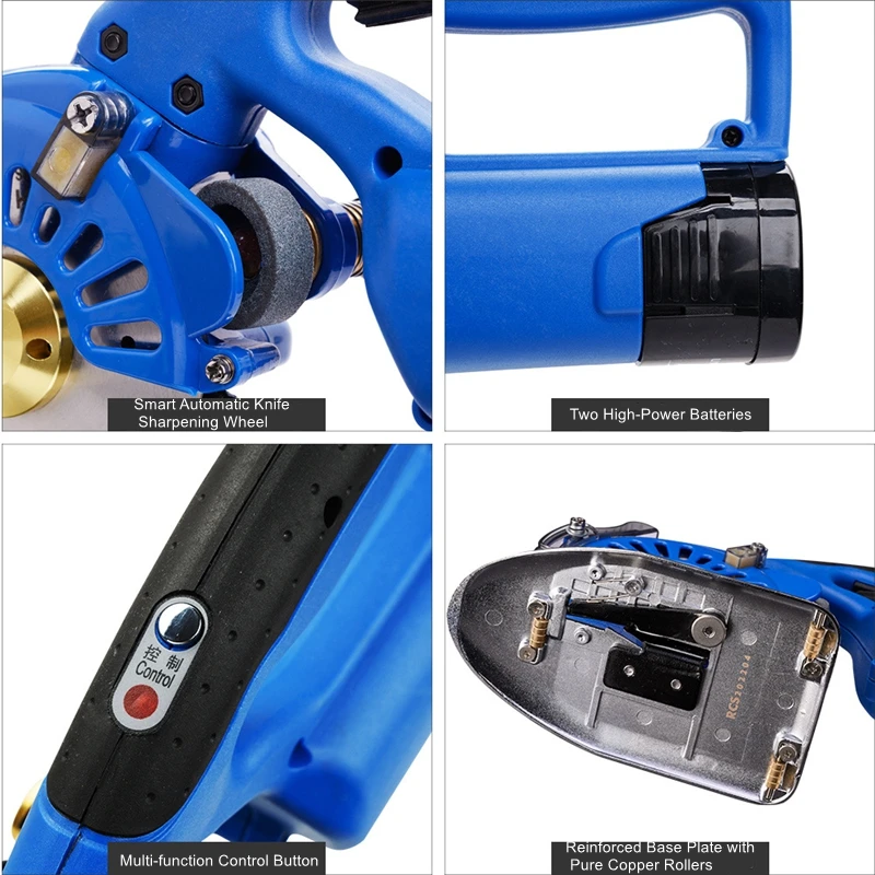 Servo direct drive 100 type electric circular knife brushless adjustable speed cutting machine