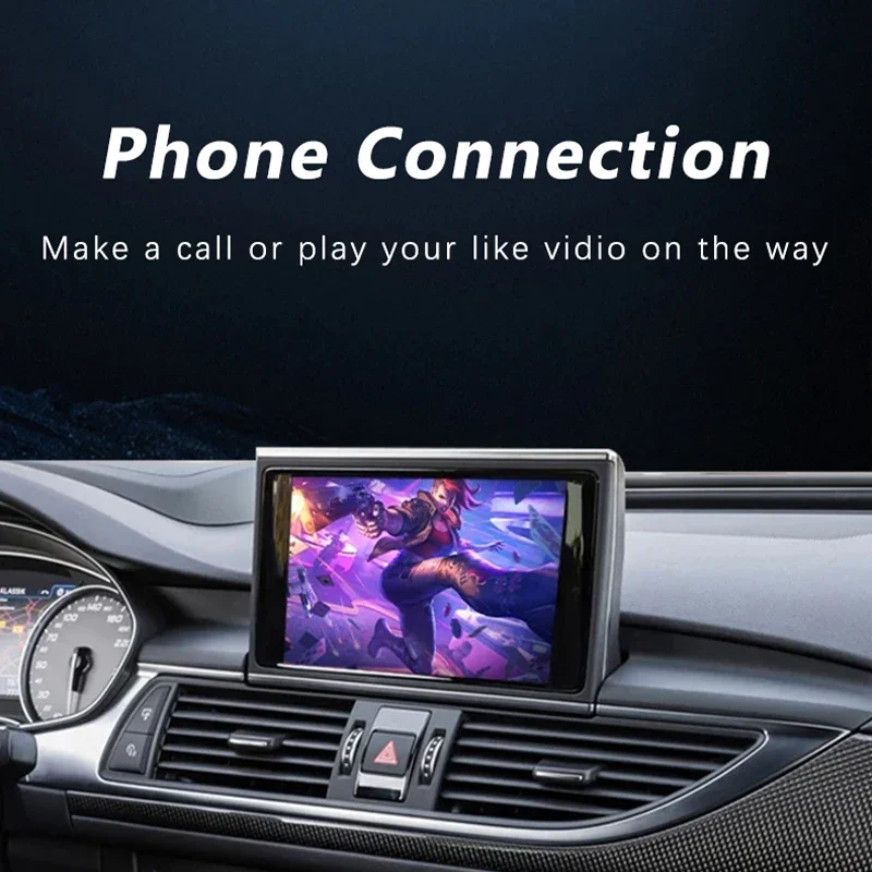 WRWD Wireless Carplay Adapter for Audi A6L A7 - Car Connectivity Cable for iPhone Carplay Support iOS 15.1 Android 11