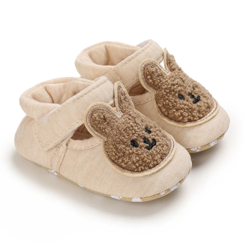 0-1 Year Old Soft Sole Shoes, Cartoon Walking Shoes for Youngsters, Fabric Upper, Inner and Sole, Easy Closure, Casual Style, Fa