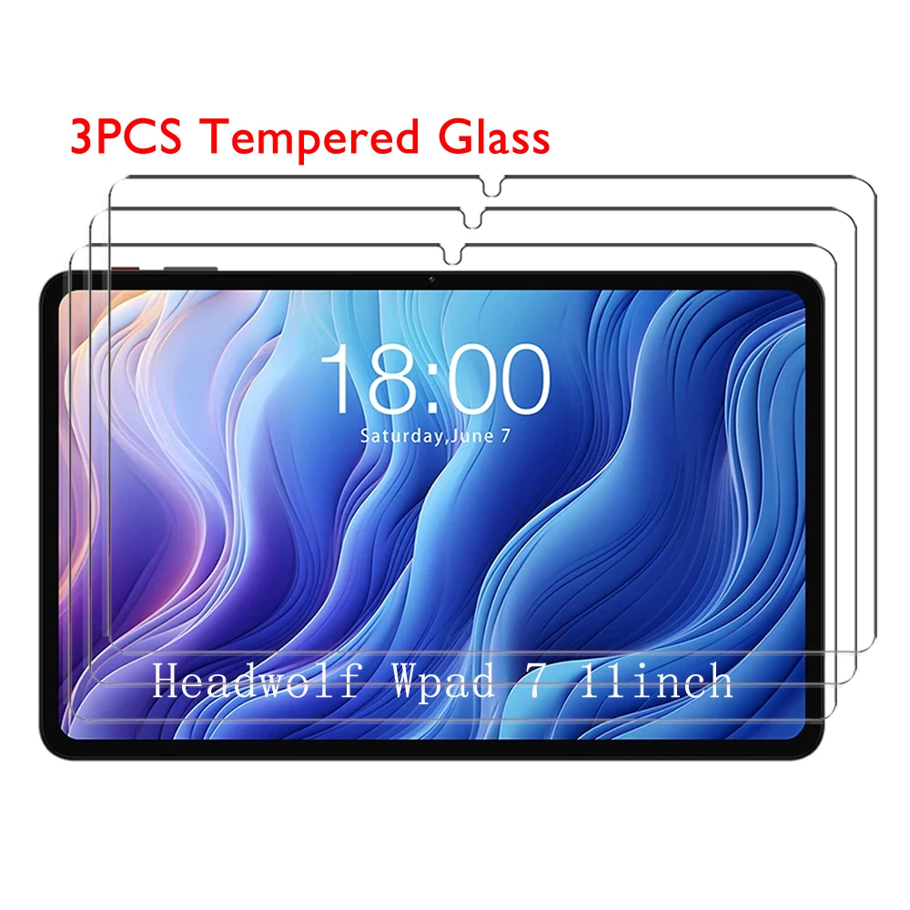 

3 шт. для Headwolf WPad 7 11 дюймов WPad7 11 планшетов HD ультра закаленное стекло защитные пленки для экрана