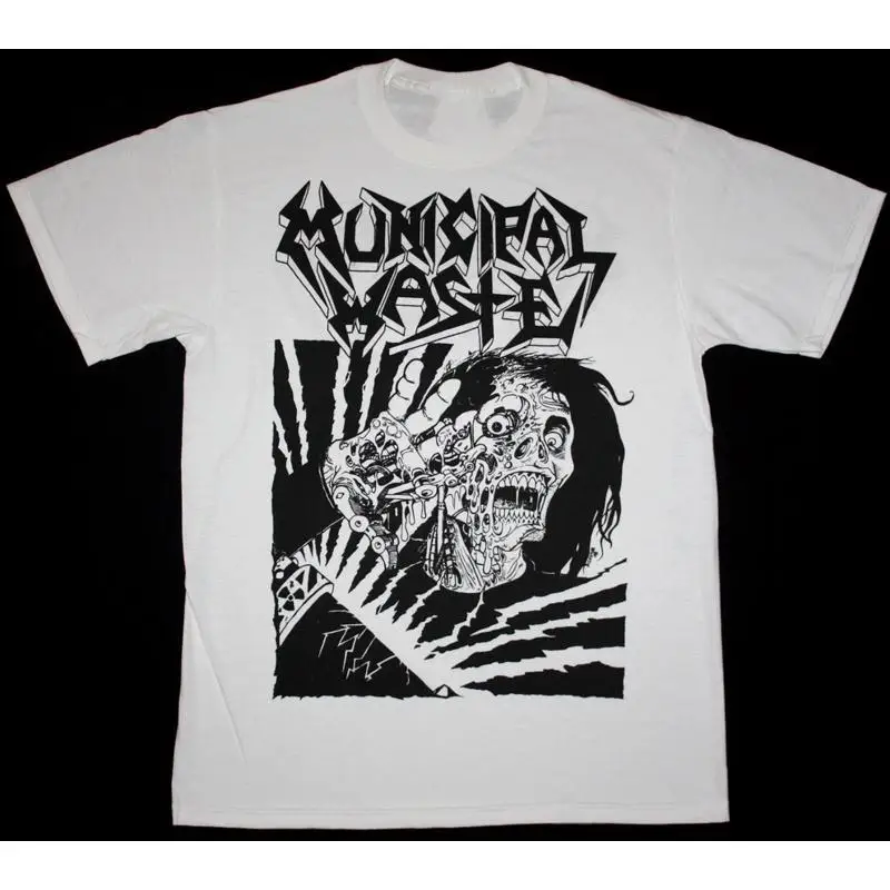 Municipal Band Waste Skelbot Cotton White All Size T Shirt Uu146