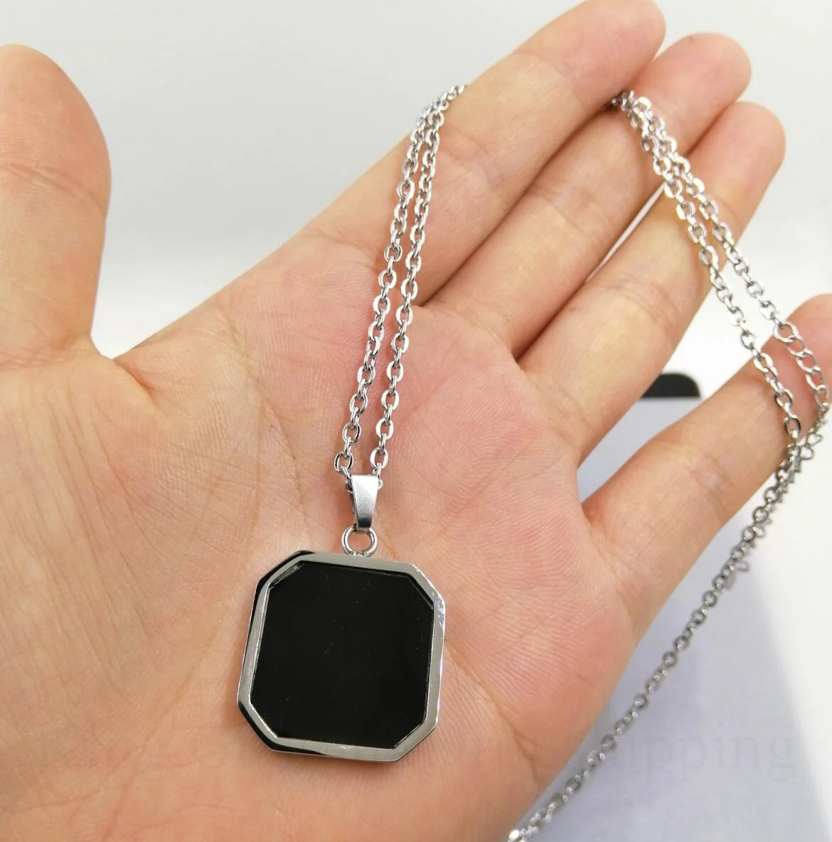 Custom Hidden Picture Heat Activated Magic Heat Photo Magic Necklace with Christmas Day Valentines Pet Dog Photo Gift - view 4