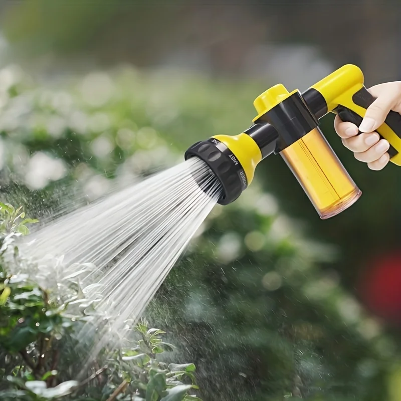 

Мощный пистолет для мойки автомобилей под высоким давлением, насадка для садового шланга, многофункциональный инструмент для полива и эффективной очистки автомобилей и садов