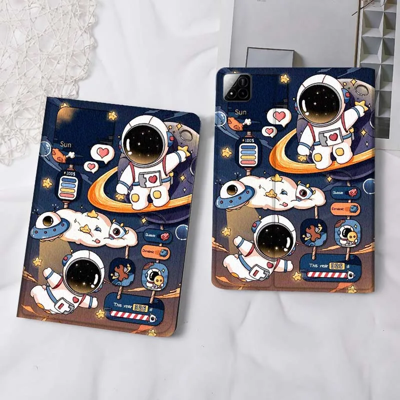 Cartoon anime astronaut Tablet Case For Xiaomi Redmi Mi Pad 4 5 6 7 8 K SE Mini Pro Plus Max 10.1 11.2  inch