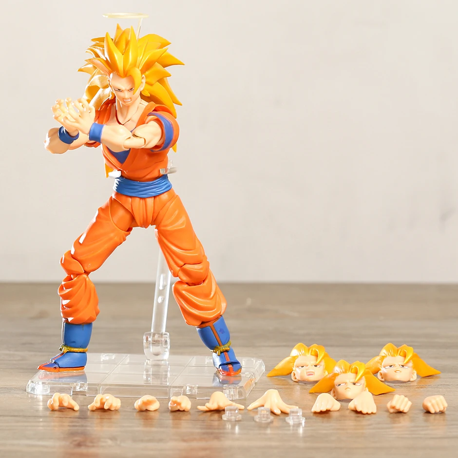 รีวิวตุ๊กตา Gokou 3 รุ่น Dragon Ball Z Super Saiyan 3 Son Goku SHF SS3 6 นิ้ว ตุ๊กตาเคลื่อนไหวได้ คุณภาพสูง ที่น่าจัดเก็บที่สุดในปี 2025