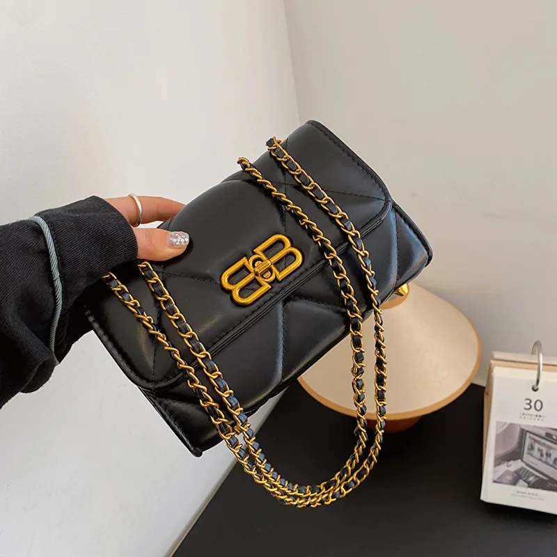 

Новая взрывная женская сумка 2025 года — легкая роскошная мини-стиль премиум-класса, популярная цепочка, ниша через плечо/через плечо