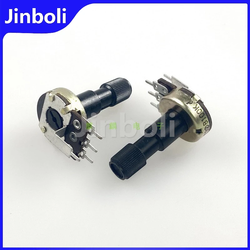 3PCS R161 Single Potentiometer B100K Amplifier Audio Big Head Shaft Does Not Require A Knob