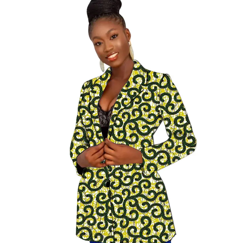 Tailor Design Women's Suit Jackets Colorful Print Female Ankara Blazers African Wedding Party Short Coat