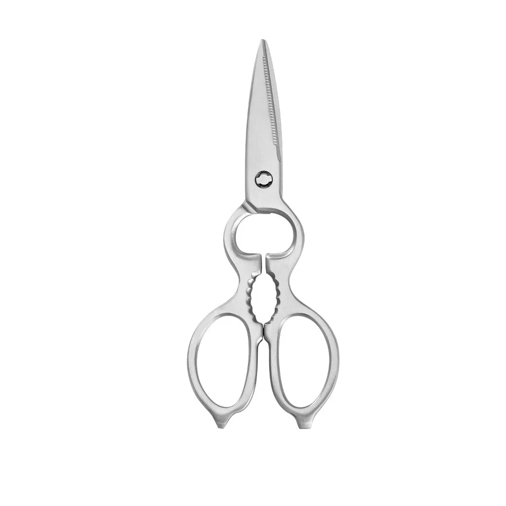 

Food Scissor Gourd Shape Kitchen Scissor Removable Rust-proof BBQ Scissor Stainless Steel Chicken Bone Scissor Removable