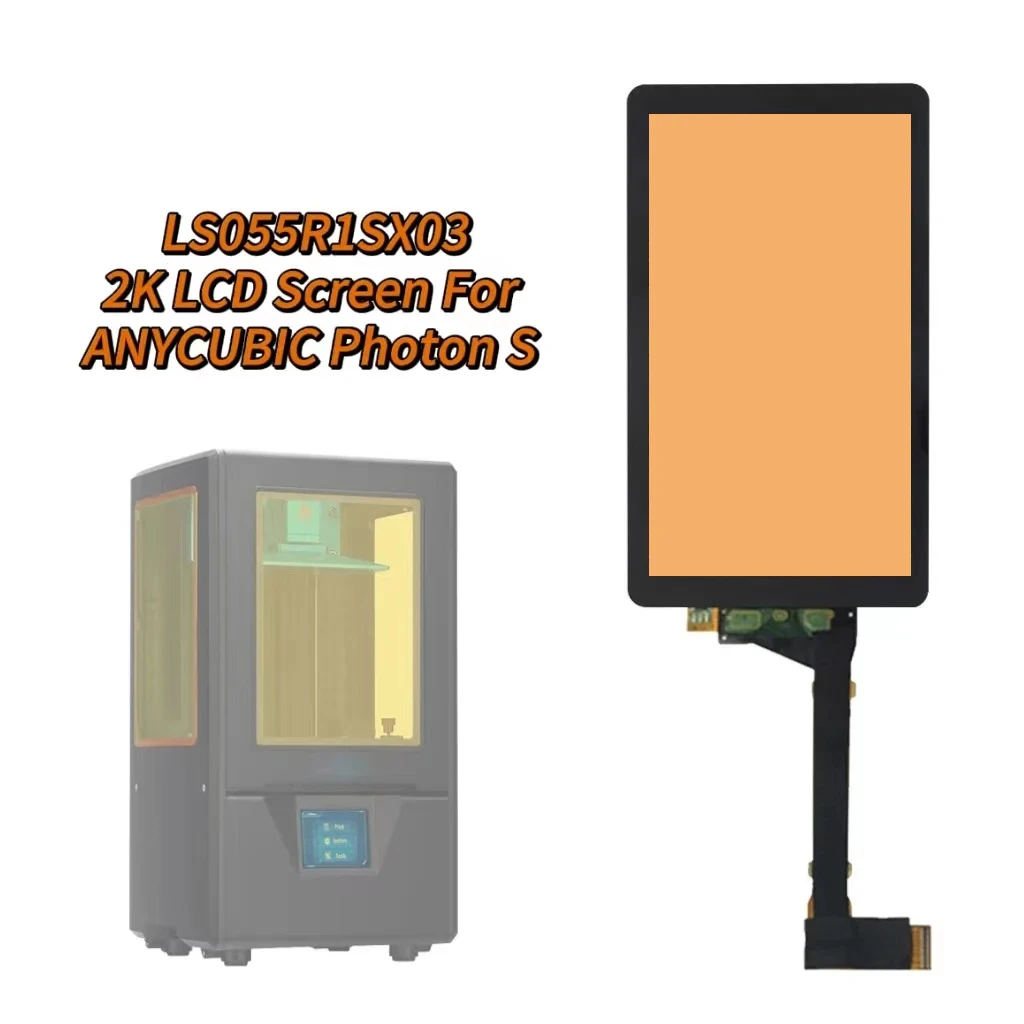 Imagem -01 - Photon Lcd Screen com Vidro Light Cura Display Aplicar para Anycubic s Kelant Impressora 3d sem Luz de Fundo Sx03 photon lcd screen com vidro light cura display aplicar para anycubic s kelant impressora 3d sem luz de fundo sx03 01