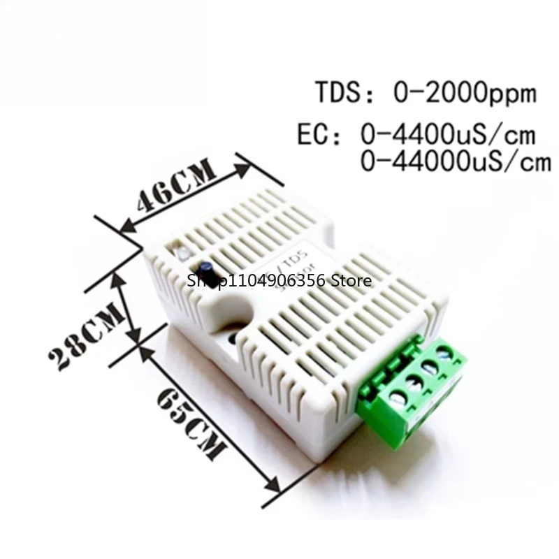 

for Water EC Transmitter EC Sensor TDS Conductivity Sensor Module 4-20mA 0-5v 0-10v RS485 Output Analog Output Voltage