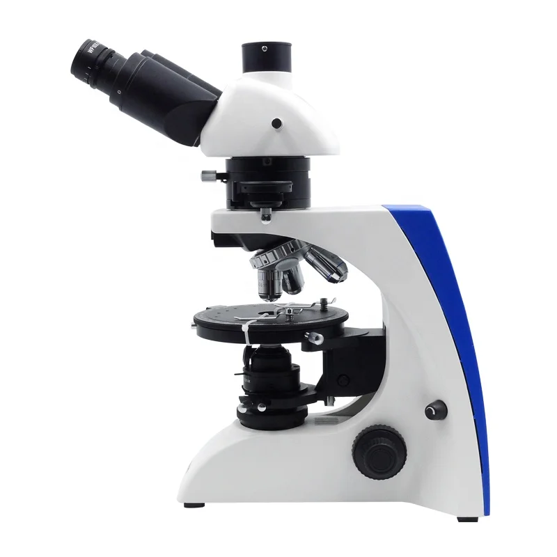 OPTO-EDU A15.2601-TT 40-400X Student Use Transmitting Light Trinocular Polarizing Microscope