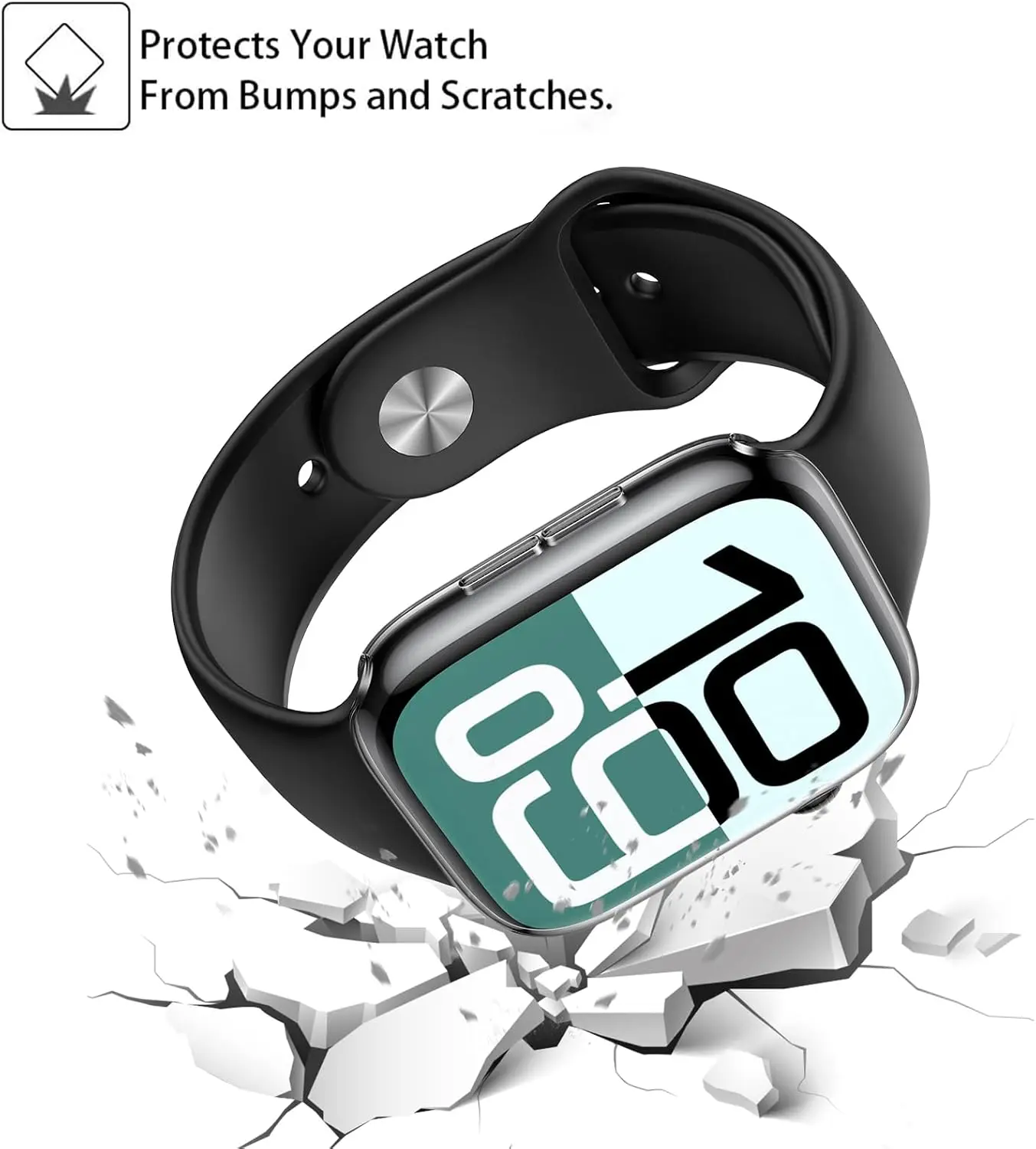 Protector de pantalla de TPU suave para Apple Watch 10 9 8 45mm 41mm 44mm 42mm 46mm 49mm funda completa para IWatch Ultra 7 SE 6 5 4 3 2